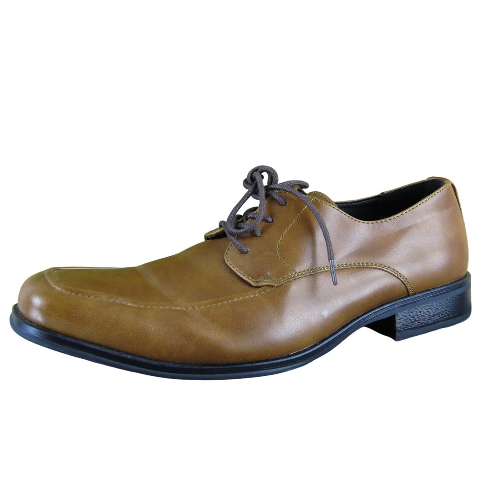 Alfani Men Ralphie Derby Oxfords Brown Synthetic Size 10 Medium Gently Used 2025